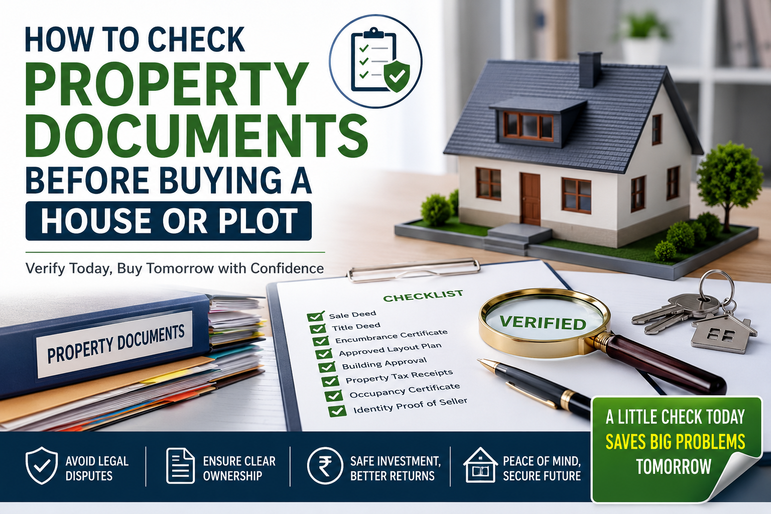 How to Check Property Documents Before Buying a House or Plot