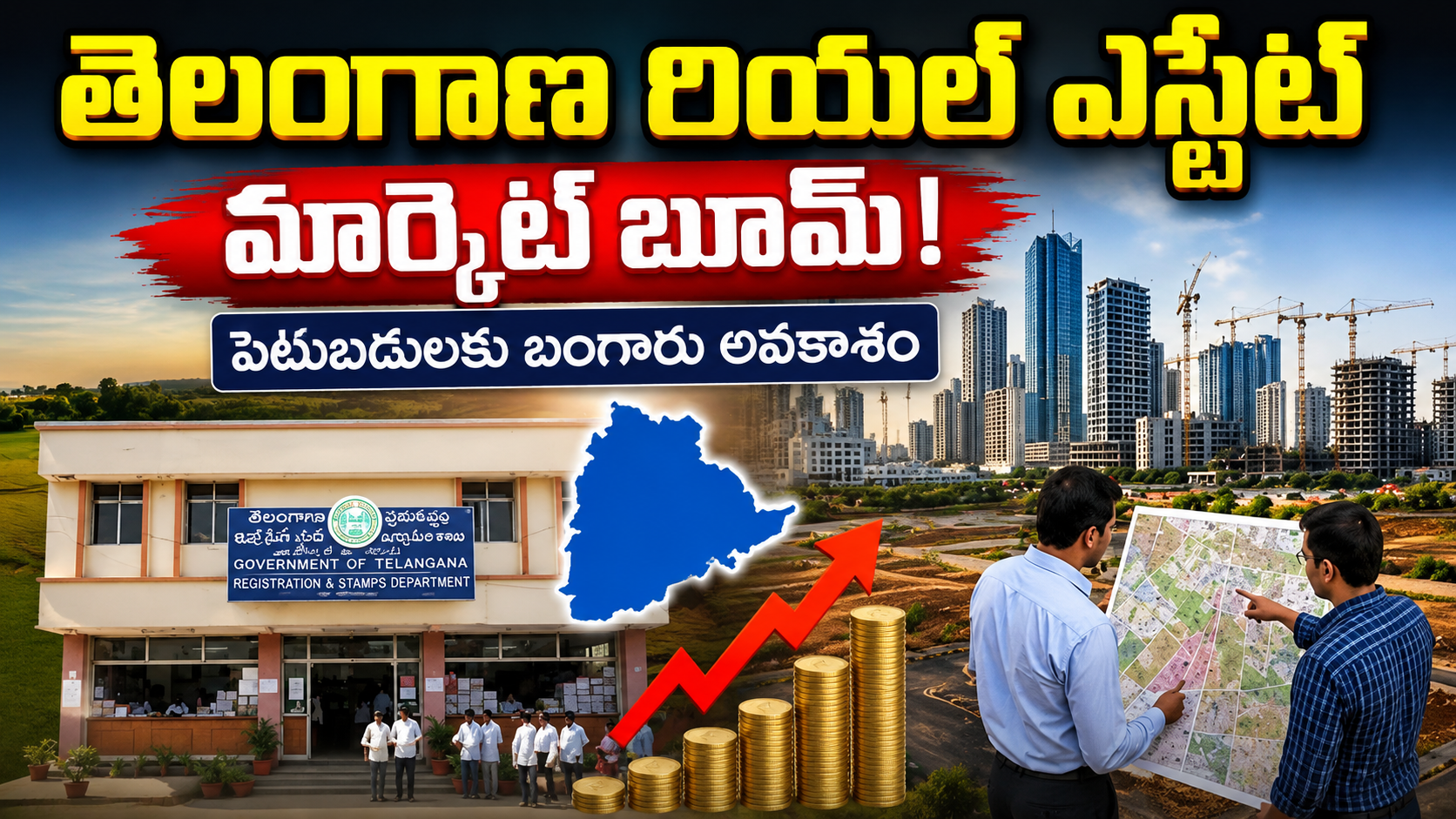 Telangana Real Estate Market Update 2026 | Registration Department New Rules & Property Boom