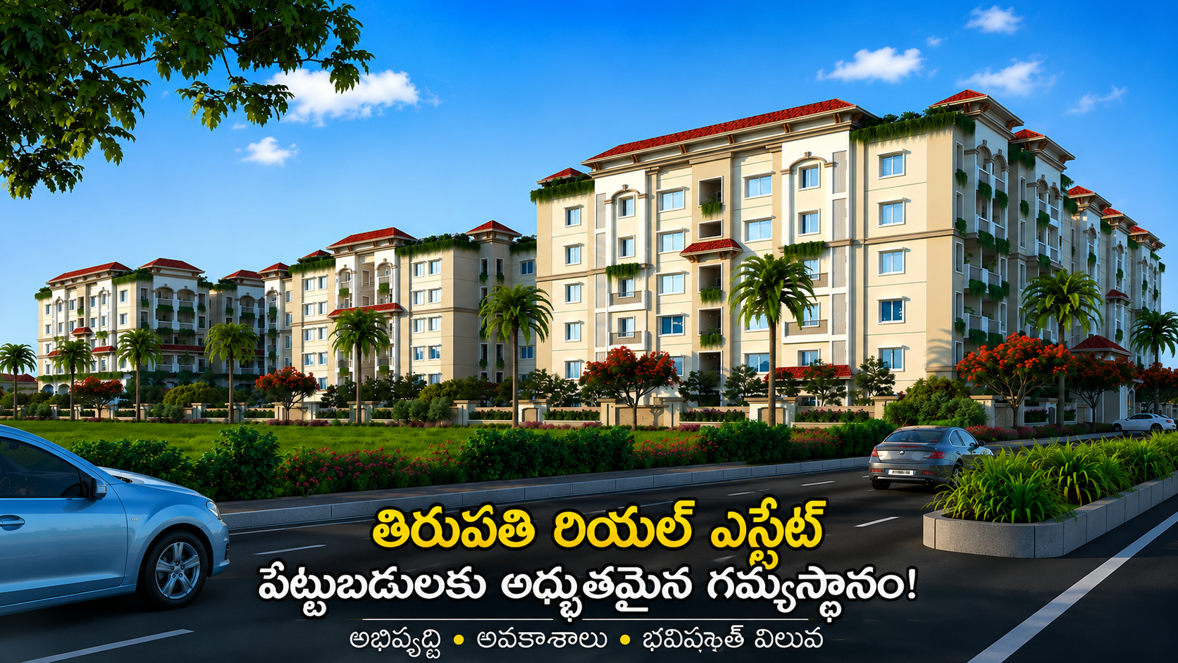 తిరుపతి రియల్ ఎస్టేట్ – పెట్టుబడులకు అద్భుతమైన గమ్యస్థానం!