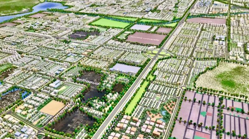 Residential Plot Prices Rise Across Amaravati Region