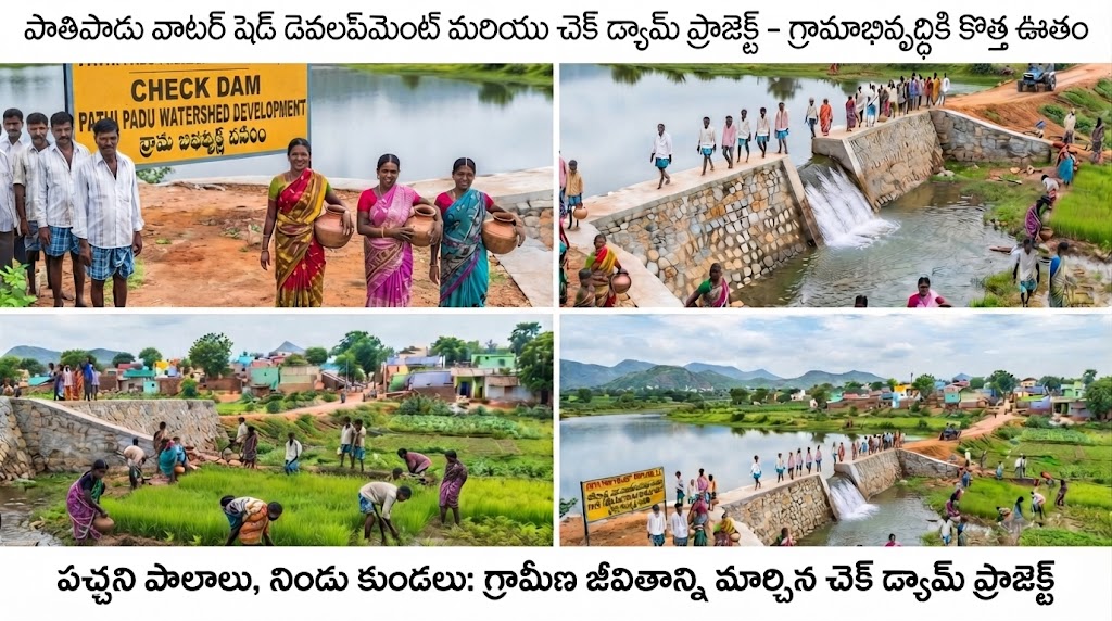 పాతిపాడు వాటర్ షెడ్ డెవలప్మెంట్ మరియు చెక్ డ్యామ్ ప్రాజెక్ట్ - గ్రామాభివృద్ధి దృశ్యం