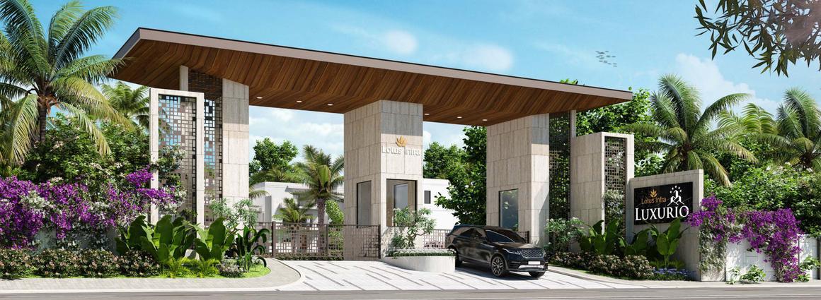Commercial developments in Amaravati Sunrise and sunset drone views of residential projects